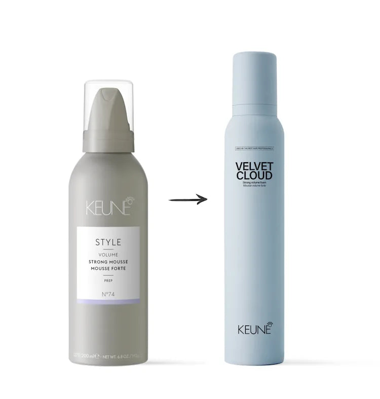 Keune Style Velvet Cloud/ Mousse Strong 75/200/500ML