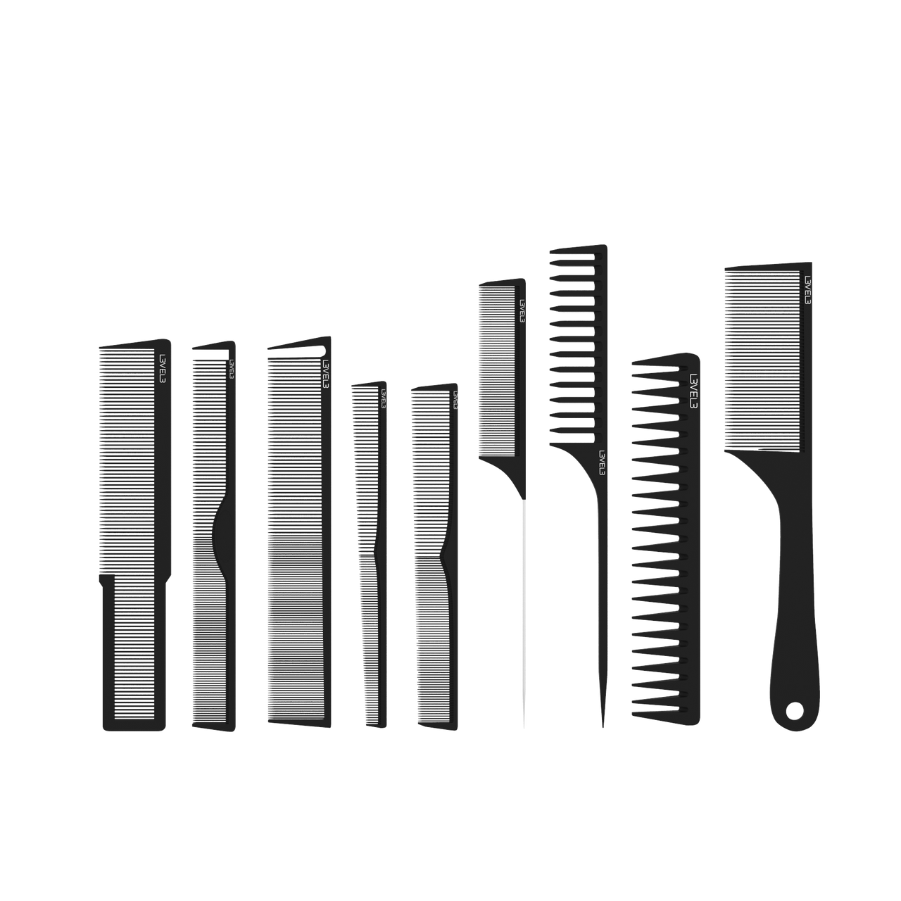 L3vel3 Pettini Comb Set 9pz