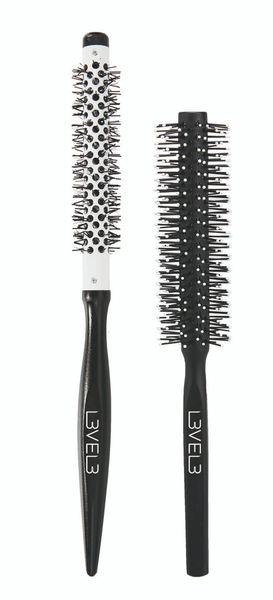 L3vel3 Spazzole Rotonde Styling 2pz