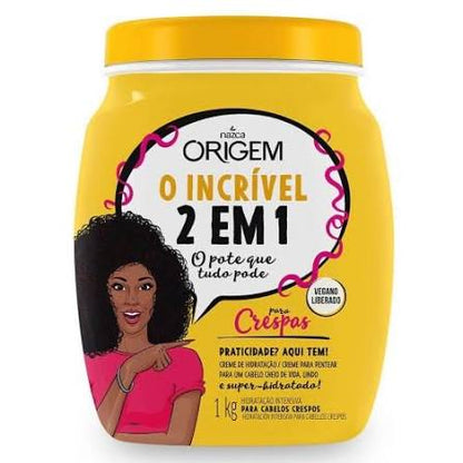 Origem Mask Idratante 2in1 capelli crespi 1KG